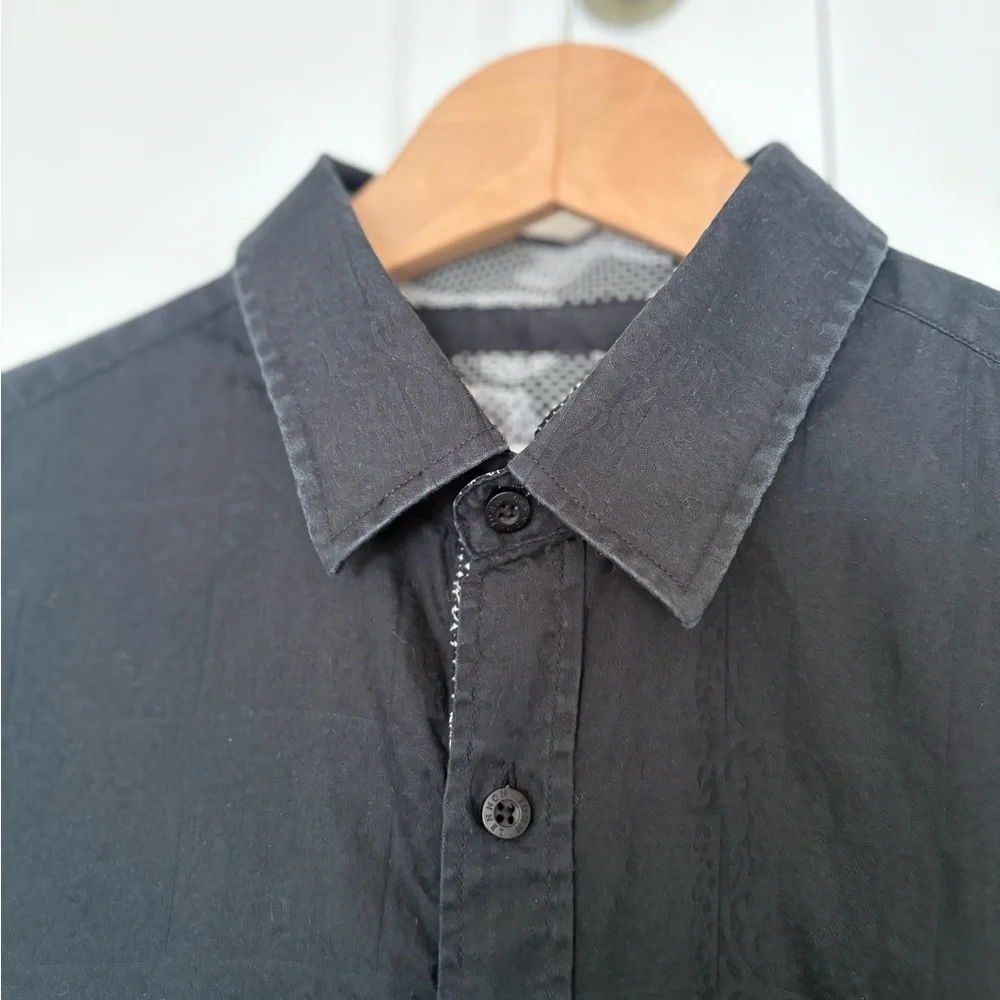 John Lennon Black Long Sleeve Dress Shirt – Size XL | Button-Down - Picture 6 of 10